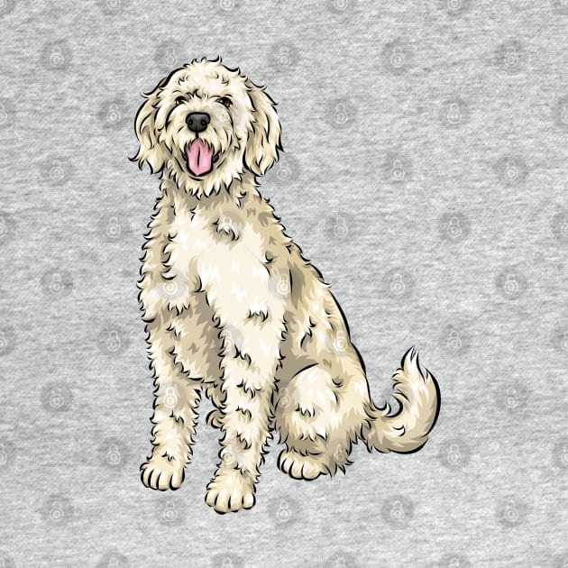 Labradoodle by Shirin Illustration